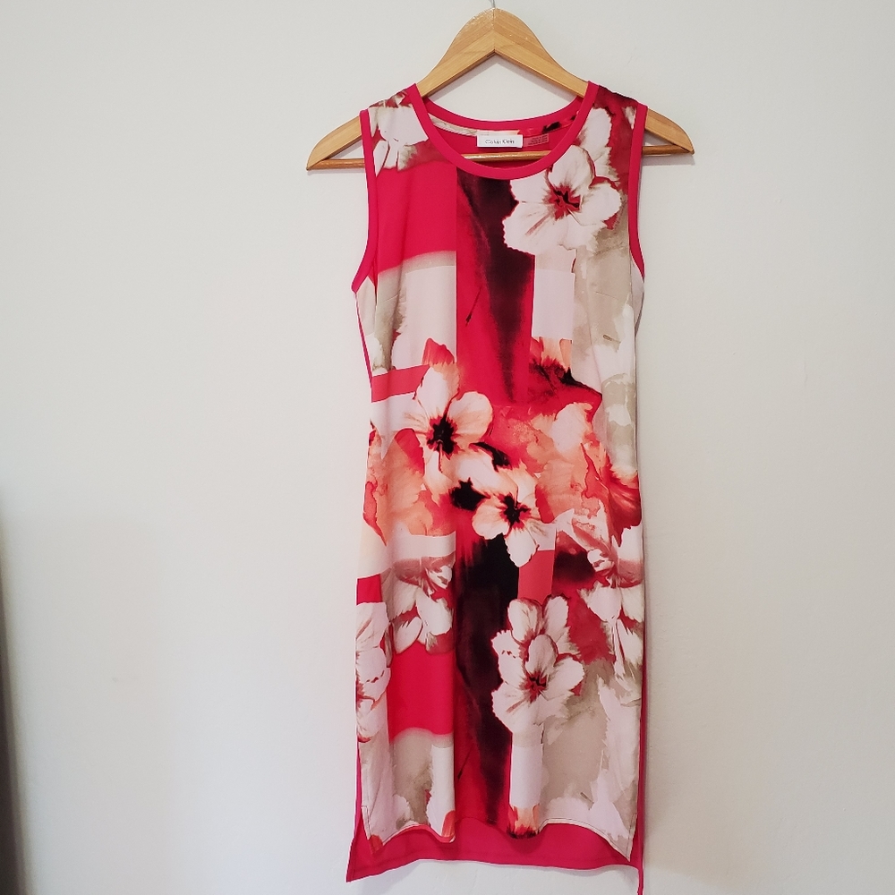 Calvin Klein | Pink Floral Dress